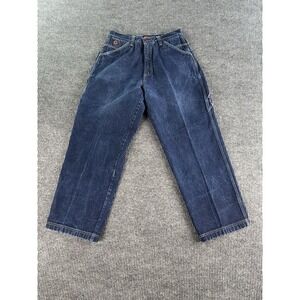 SOHK Carpenter Jeans Men 34x30 Blue Baggy Skater Y2K Streetwear Utility Denim